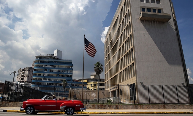 The US embassy in Havana