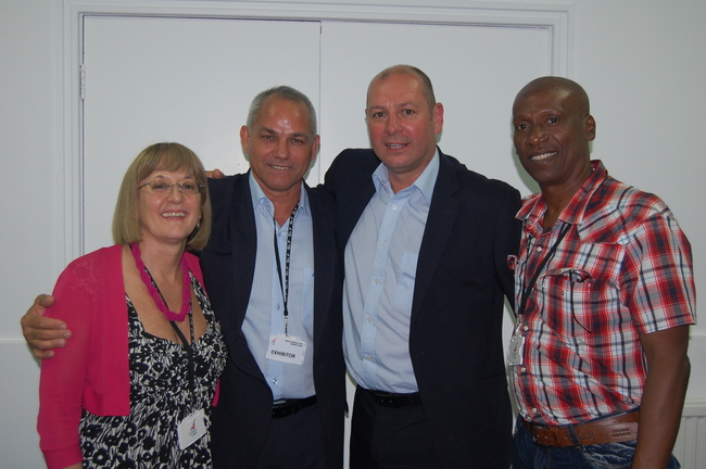 Diana Holland, Unite AGS, Raymundo Navarro, CTC, Steve Turner, Unite AGS and Alexis Abreu of the Cuban Miners and Energy Union