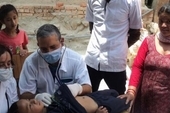 Cuban medical workers in post-earthquake Nepal