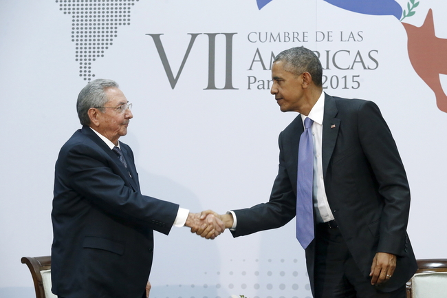 Raul Castro and Barack Obama began the normalisation of relations process