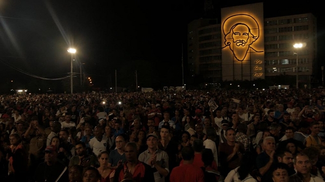 Thousands arrived at Plaza de la Revolucion in Havana, to mourn Fidel Castro's death