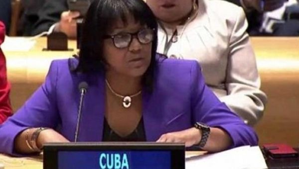 Cuban Permanent Representative to the U.N. Anayansi Rodriguez