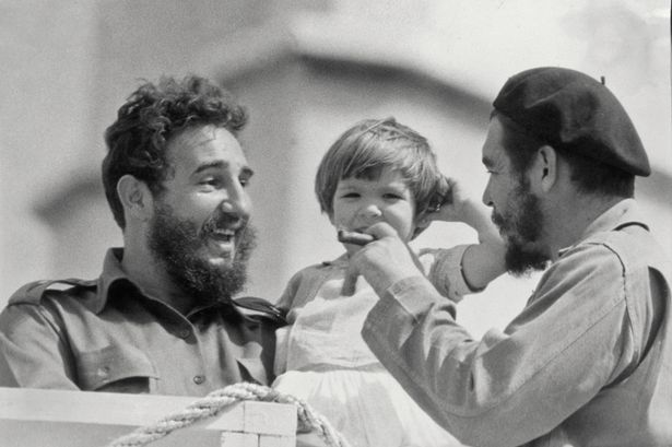 Aleida Guevara with Fidel and Che