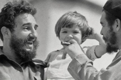 Aleida Guevara with Fidel and Che
