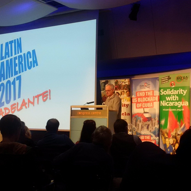 Andrew Murray, Unite Chief of Staff, speaking at Latin America 2017 Conference