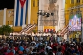 Cubans celebrate Moncada Day, 26 July in Santiago de Cuba last week