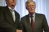 Jair Bolsonaro and John Bolton