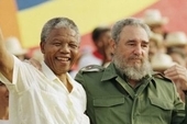 Nelson Mandela and Fidel Castro in Havana