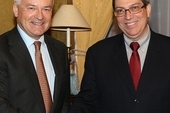 Sir Alan Duncan MP, Minister of State for Europe and the Americas and Bruno Rodriguez, Cuba's Minister for Foreign Affairs, met in London in November 2018