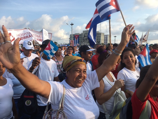 Join a million Cubans at the May Day rally in Revolution Square 