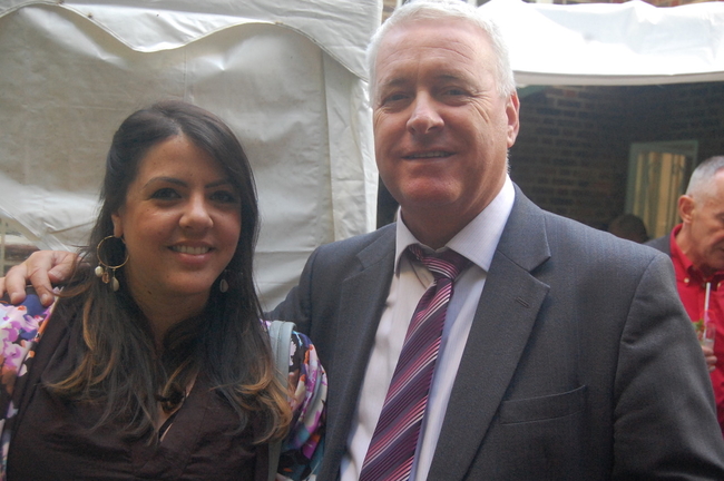 Mariela Kohn, TUC Head of International and Ian Lavery MP, Chair of the Labour Party