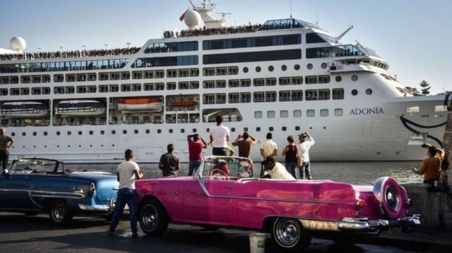 The US has announced a new ban on travel to Cuba for cruises, group tours, private planes and yachts