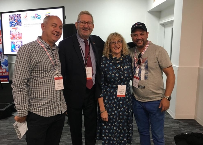 Rob Miller, CSC Director, Len McCluskey, Unite General Secretary, Diana Holland, Unite AGS and Dr Enmanuel Vigil Fonseca