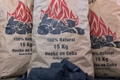 Charcoal made in Cuba from Marabu