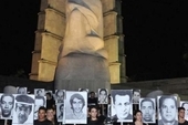 A vigil in Havana to remember Cuban victims for terrorism