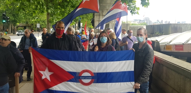 East London CSC members on the caravan