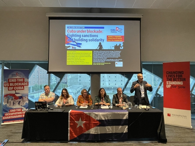 CSC news: Cuba under blockade: Fighting sanctions and building solidarity -  report from TUC Congress
