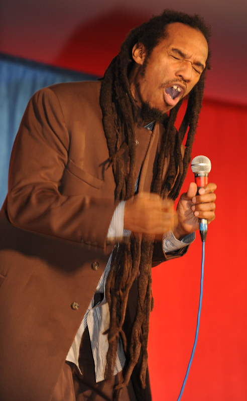 Benjamin performing at CSC's Haiti Earthquake fundraising concert