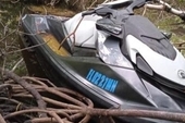 Jet ski used by one of the detainees to reach national territory. | Photo: Cubadebate