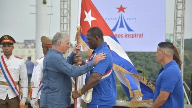 President Miguel Díaz-Canel sends off Cuba's Olympic and Paralympic delegations to Paris