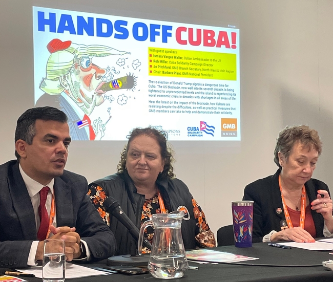 Pablo Ginarte Sampedro, Jo Pitchford and Barbara Plant at GMB fringe meeting