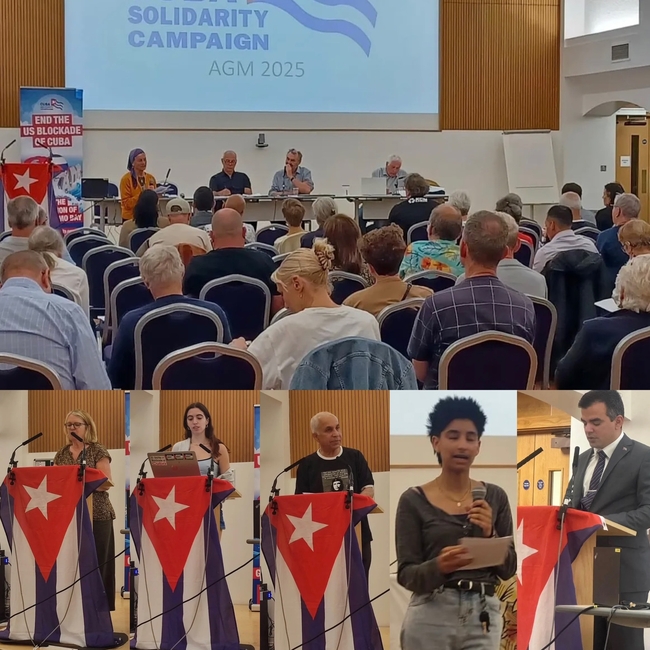 Delegates at the AGM and some of the speakers  and motion movers (bottom row l-r) Jayne Fisher,  Micaela Tracey-Ramos, Harsev Bains, Simmeron  Katbamna, Pablo Ginarte