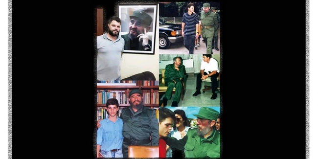 Fidel and his grandson Fidel Antonio