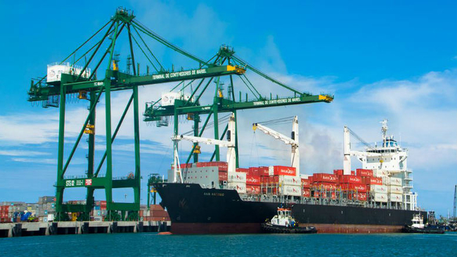 Two more containers of aid arrived at the port of Mariel in October