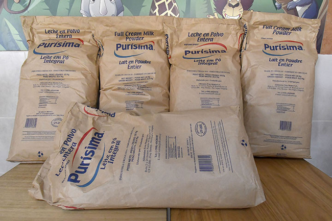 Powdered milk donated to Cuba (photo for context) Powdered milk donated to Cuba (photo for context)