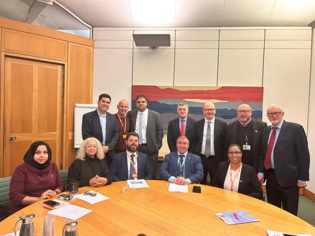 Members of the APPG on Cuba with Fidel Antonio Castro Smirnov