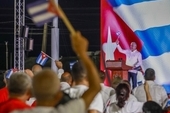 Miguel Díaz-Canel at the National Commemoration of 26 July