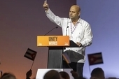 Osnay Miguel Colina addressing TUC Congress 2026