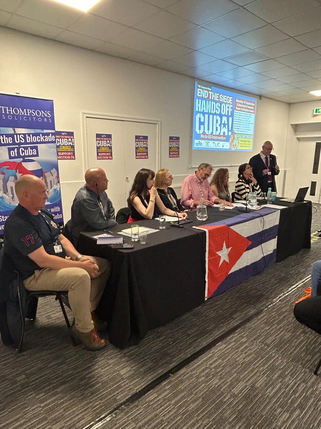 Speakers at CSC's fringe meeting