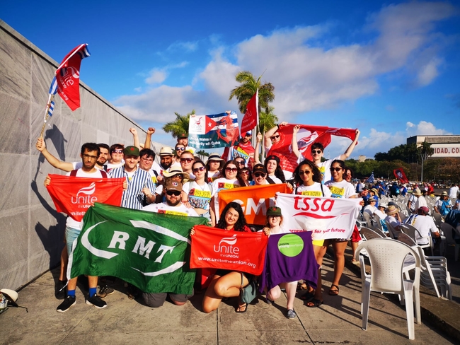 The 2019 May Day brigade delegation