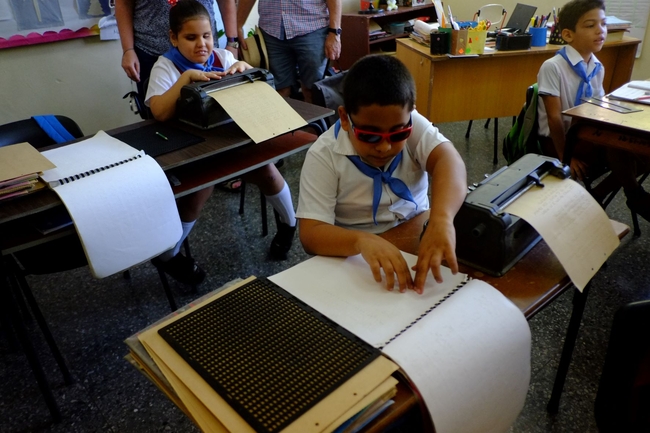 Abel Santamaria school for visually impaired, Cuba